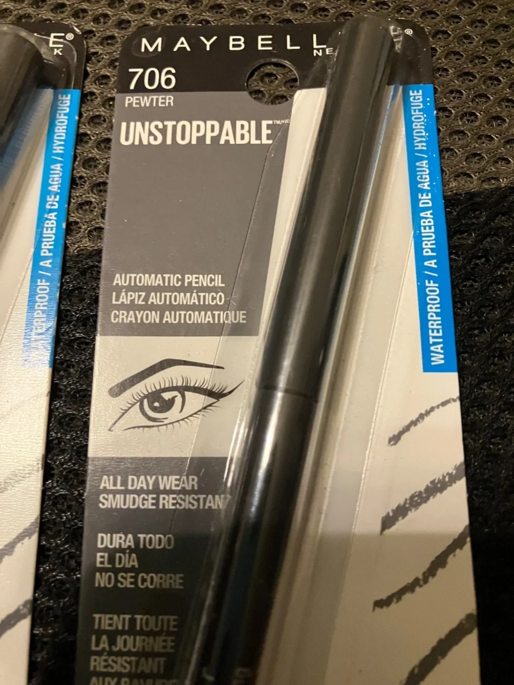 👁️ Maybelline Unstoppable Automatic Eyeliner Pencil 706 Pewter - Waterproof